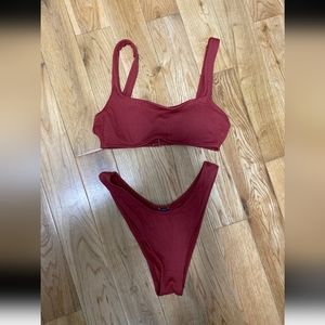 Aerie High Leg Cheeky Bikini